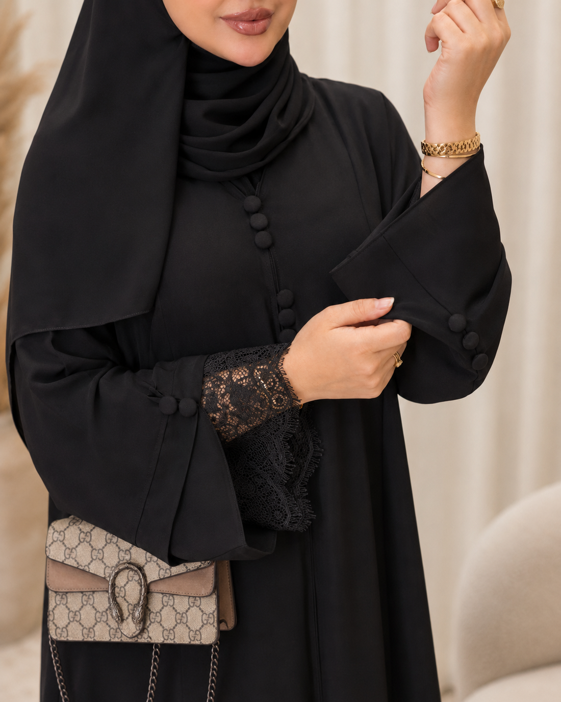 Haya Abaya Black