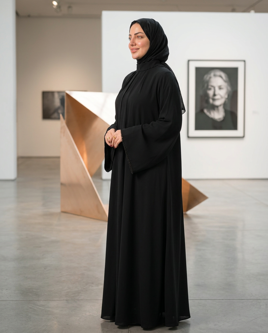 Luna Abaya-Black